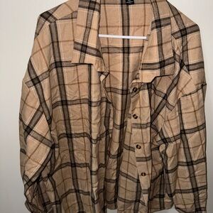 Plaid Tan Jacket
